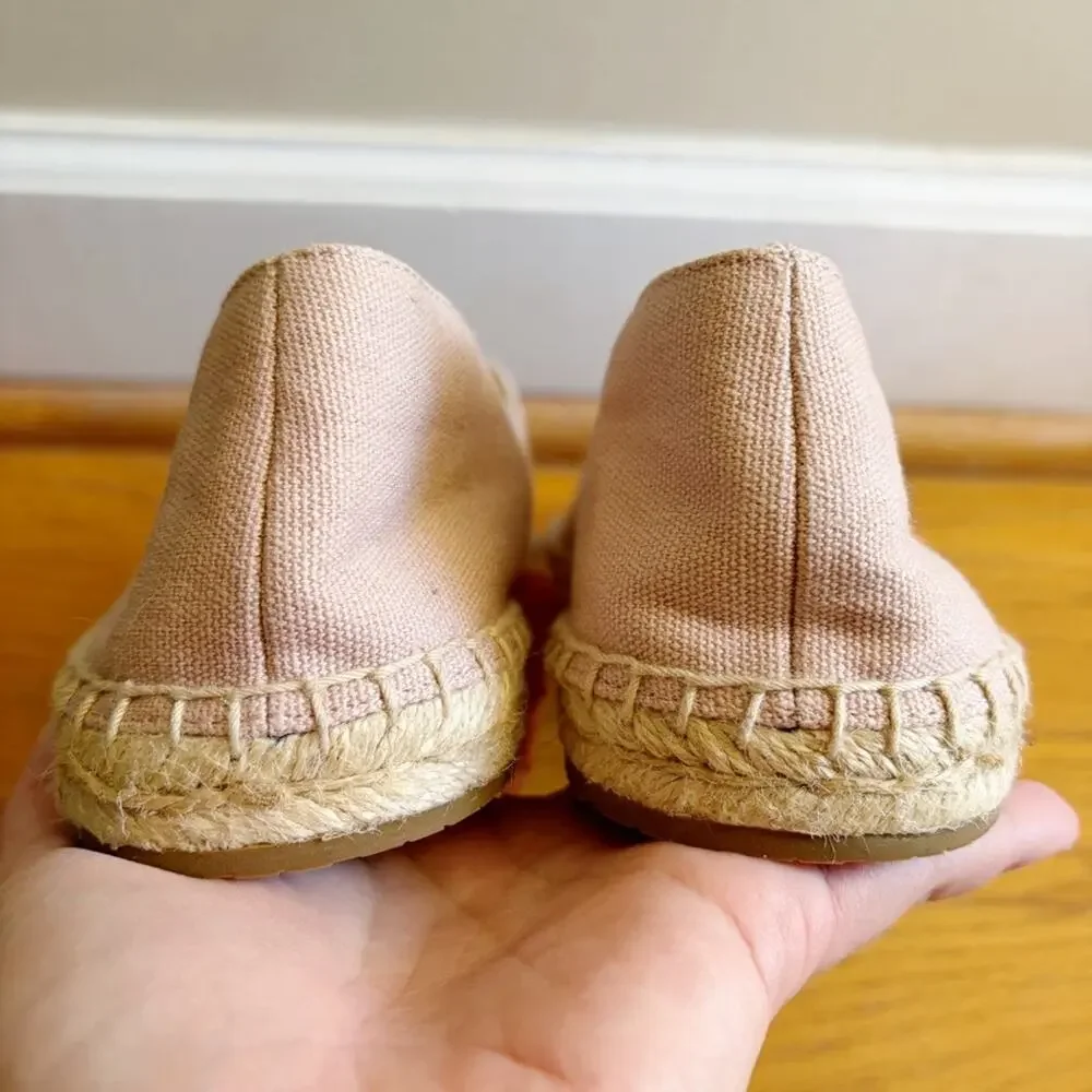 Kate Spade | Garden Giraffe Espadrilles Canvas Shoes Preppy Purple Pink Size 8.5